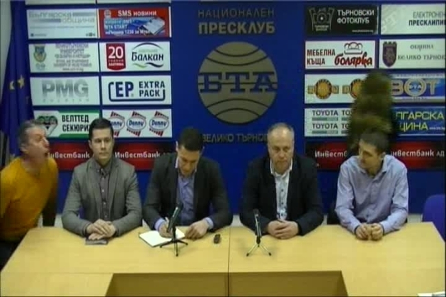 Пресконференция на председателя на партия АБВ Константин Проданов и областното ръководство на партията във Велико Търново