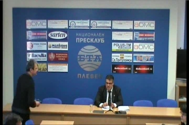 Пресконференция на ДАРИН АНГЕЛОВ - председател на Общинския съвет в Плевен 