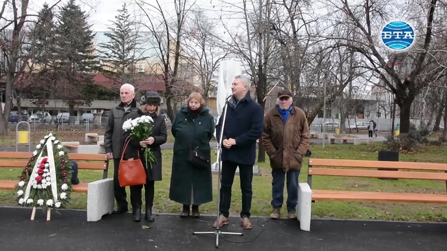 Паметник на бившия кмет Гоцо Митов откриха в Монтана