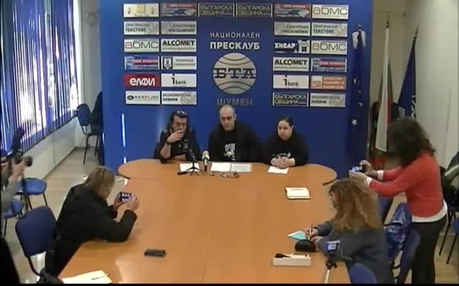 Пресконференция на представители на новоучреденото сдружение „Рок общество” в Шумен