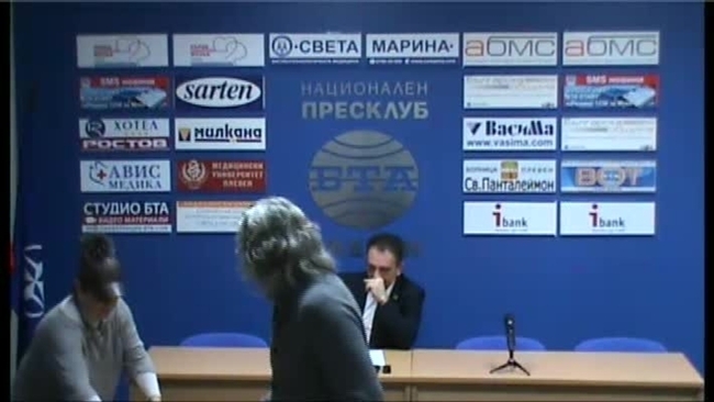 Пресконференция на МАРТИН МИТЕВ - председател на Общинския съвет в Плевен.
