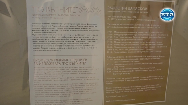 Изложба "По вълните" на Радостин Дамасков