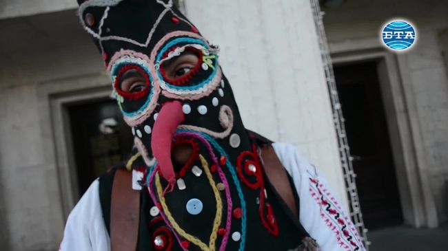 Кукерско шествие в Бургас