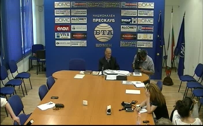 Пресконференция на проф. Божидар Попов