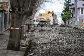 Бургас - улица „Уилям Гладстон“ - ремонт