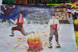 Село Пробуда - кукерски маски - конкурс