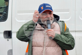 Румъния -  таксиметрови шофьори - протест