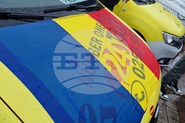 Румъния -  таксиметрови шофьори - протест