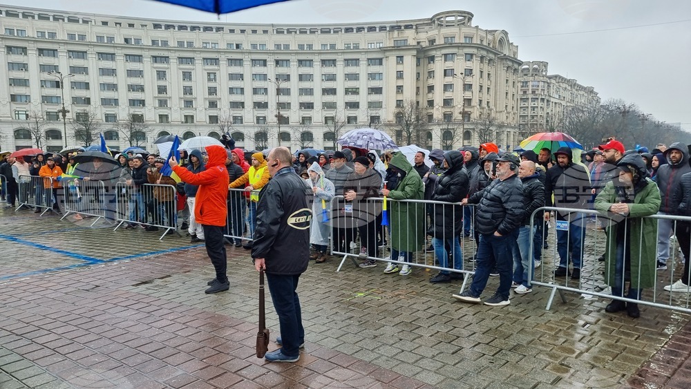 Румъния - таксиметрови шофьори - протест