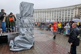 Румъния -  таксиметрови шофьори - протест