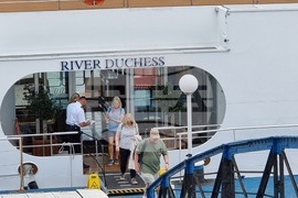 Видин - туристически кораби - ниво на река Дунав