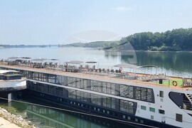 Видин - туристически кораби - ниво на река Дунав