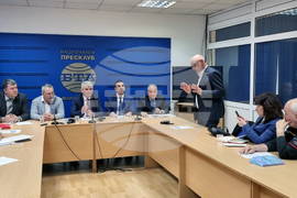 Национален пресклуб на БТА Велико Търново - пресконференция - Петьо Костадинов