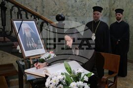 Патриарх - кончина - Мария Габриел - съболезнования