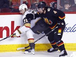 Golden Knights Flames Hockey