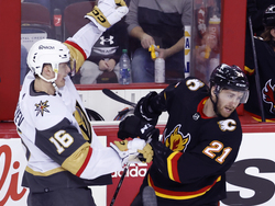 Golden Knights Flames Hockey