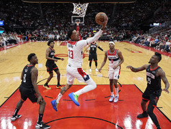 APTOPIX Wizards Rockets Basketball