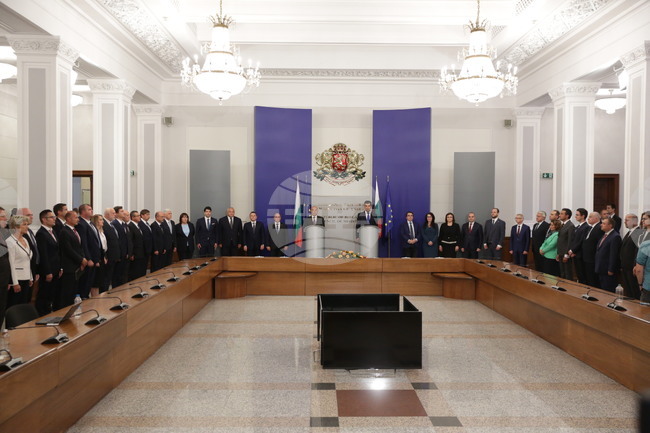 Министерски съвет - Служебно правителство - церемония по приемственост