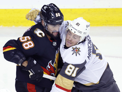 Golden Knights Flames Hockey