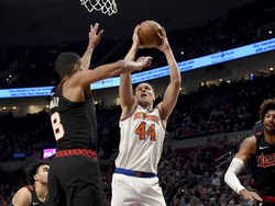 Knicks Trail Blazers Basketball