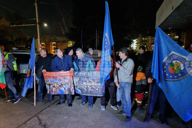Служители на МВР във Варна протестираха заради липса на средства в бюджета за увеличение на заплатите
