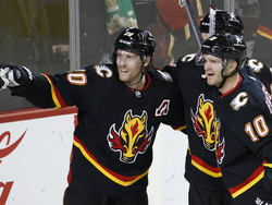 Golden Knights Flames Hockey