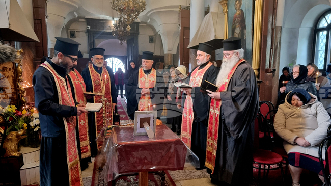 Добрич - панихида в памет на патриарх Неофит