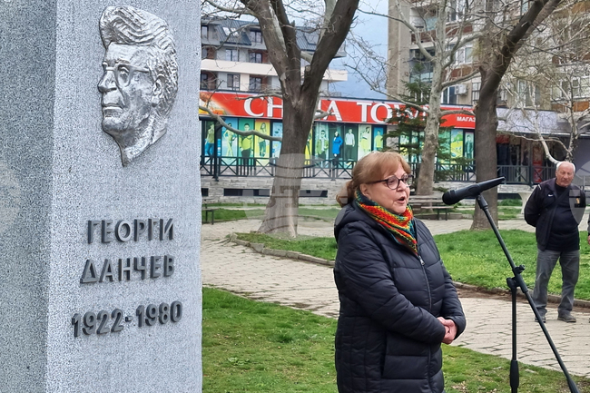Сливен - Георги Данчев - паметник - откриване