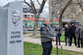 Сливен - Георги Данчев - паметник - откриване