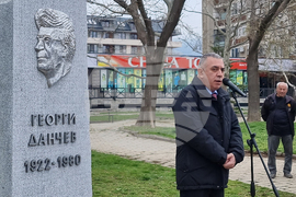Сливен - Георги Данчев - паметник - откриване