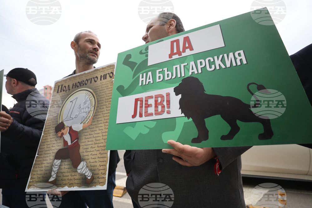 Протест - единна европейската валута