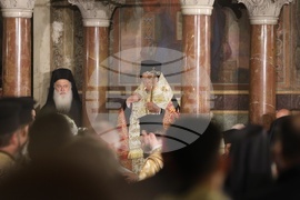 Патриарх Неофит - опело - патриарх Вартоломей