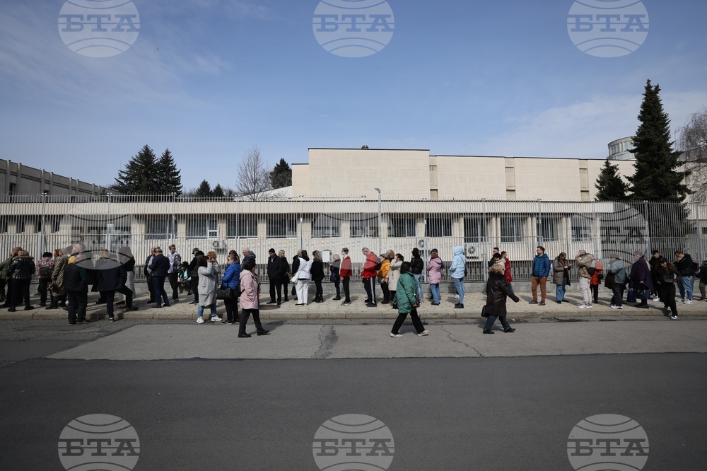 Руско посолство - президентски избори - гласуване