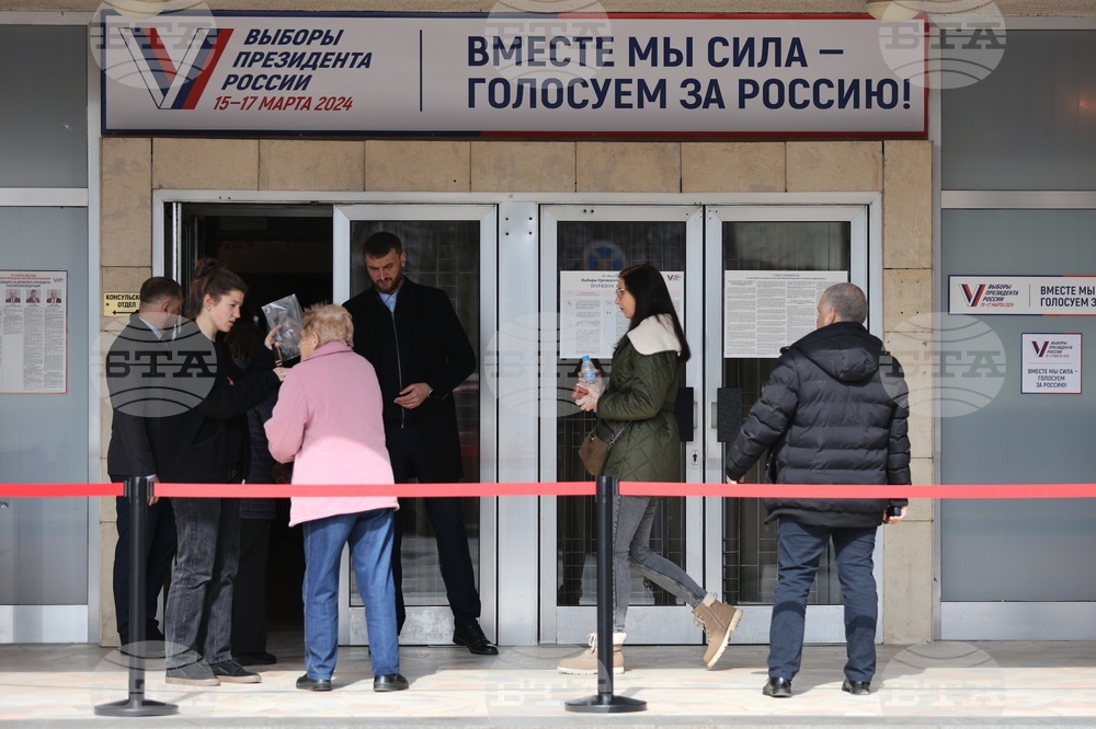 Руско посолство - президентски избори - гласуване
