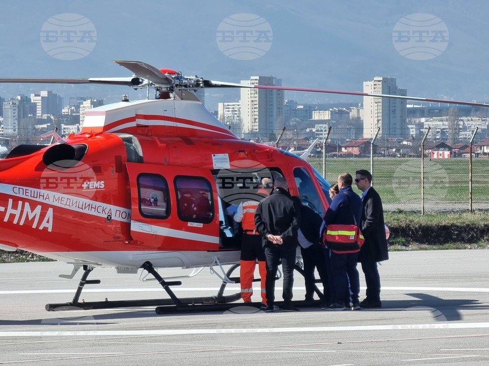 Хеликоптер за спешна медицинска помощ - тренировъчна HEMS мисия на авиационния оператор „България Хели Мед Сървиз“