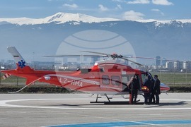 Хеликоптер за спешна медицинска помощ - тренировъчна HEMS мисия на авиационния оператор „България Хели Мед Сървиз“