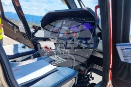 Хеликоптер за спешна медицинска помощ - тренировъчна HEMS мисия на авиационния оператор „България Хели Мед Сървиз“