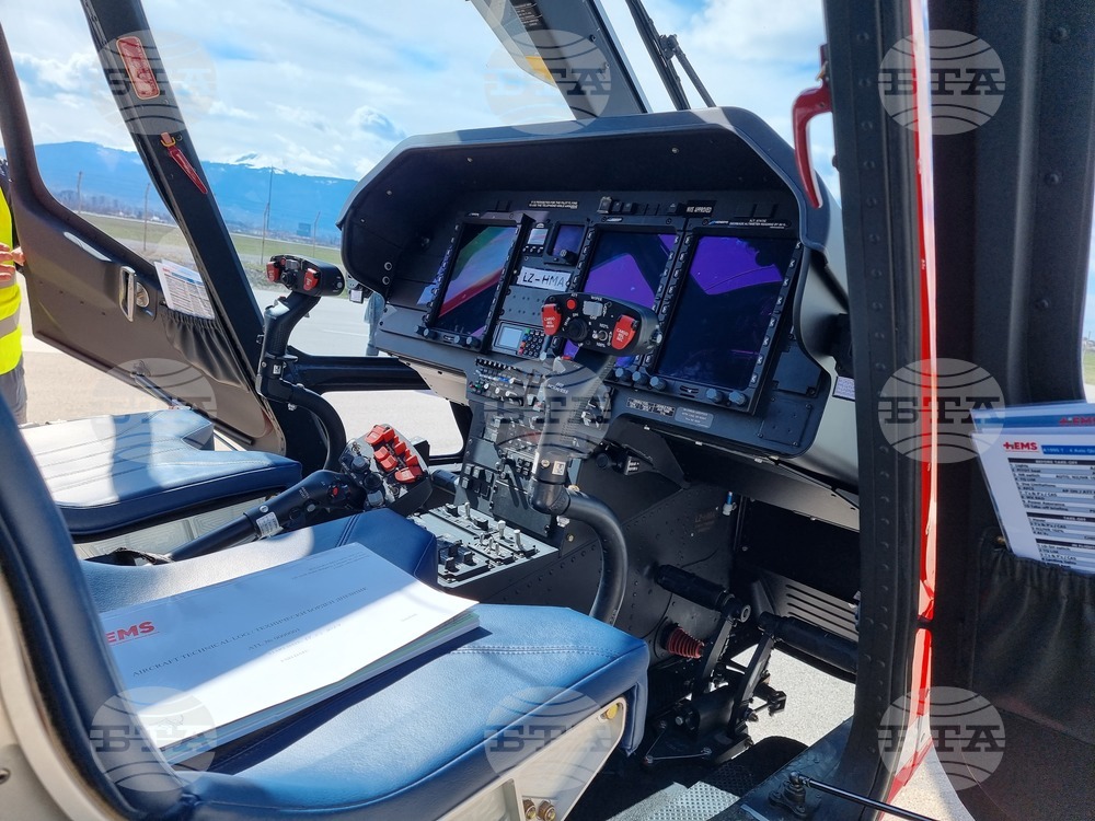 Хеликоптер за спешна медицинска помощ - тренировъчна HEMS мисия на авиационния оператор „България Хели Мед Сървиз“