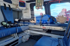 Хеликоптер за спешна медицинска помощ - тренировъчна HEMS мисия на авиационния оператор „България Хели Мед Сървиз“