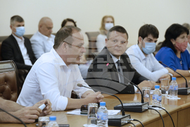 Христо Алексиев - представители на браншови организации в областта на автомобилните превози на пътници и товари - среща