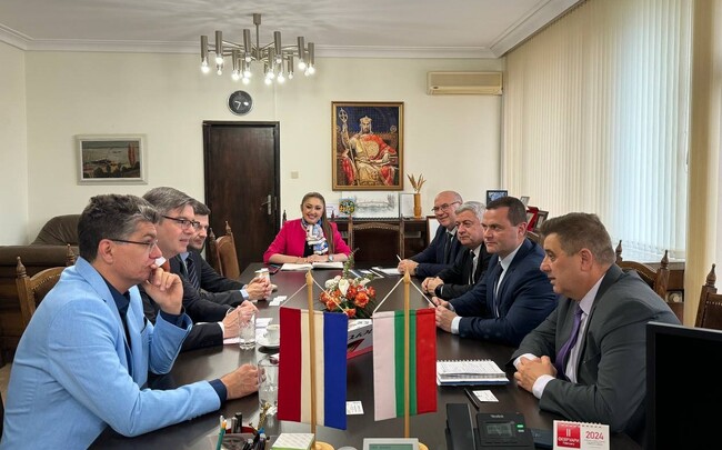 Кметът на Община Русе Пенчо Милков посрещна посланика на Нидерландия