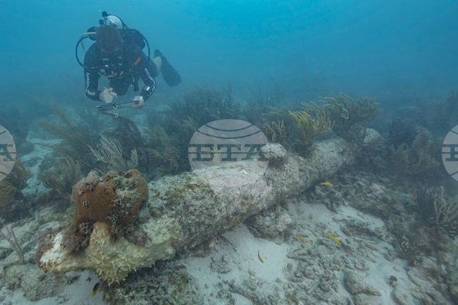 Водолази откриха 16 британски оръдия край германския остров Хелголанд