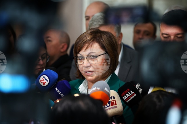 Народно събрание - кулоари - „БСП за България“ - брифинг