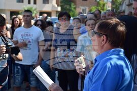 Село Микрево - убийство - шествие