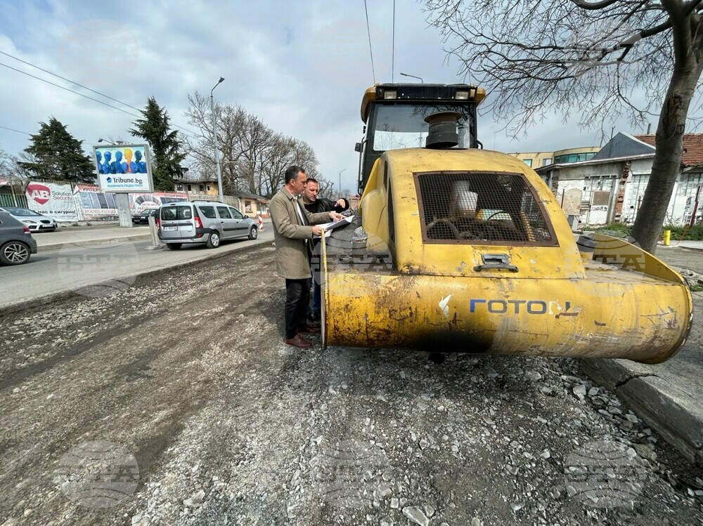 Бургаското ВиК дружество е подменило почти изцяло подземната си мрежа по улица "Индустриална"