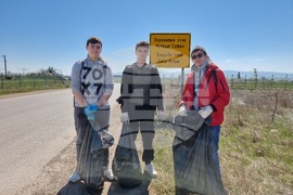 Летище София - акция - почистване