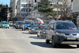 Стара Загора - протестно автошествие на миньори и енергетици
