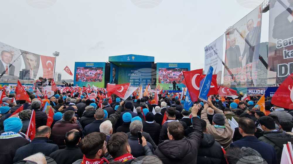 Турция - предизборен митинг - Реджеп Тайип Ердоган