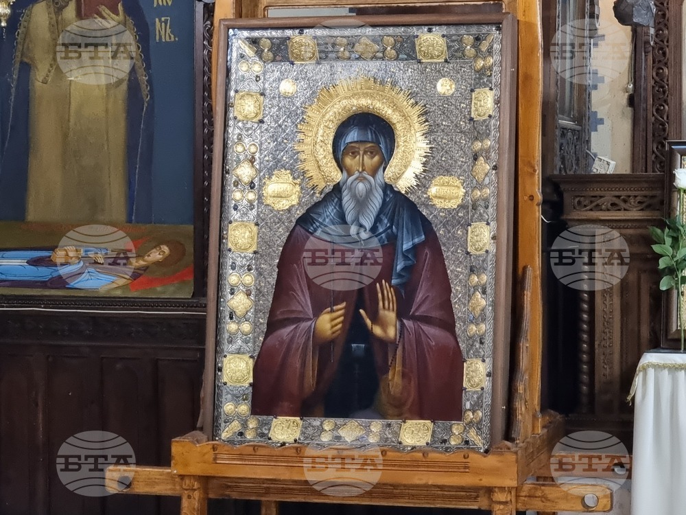 Видин - Св. Ромил Бдински - икона - освещаване