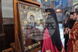 Видин - Св. Ромил Бдински - икона - освещаване